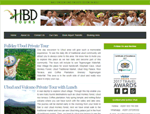 Tablet Screenshot of hirebalidriver.com